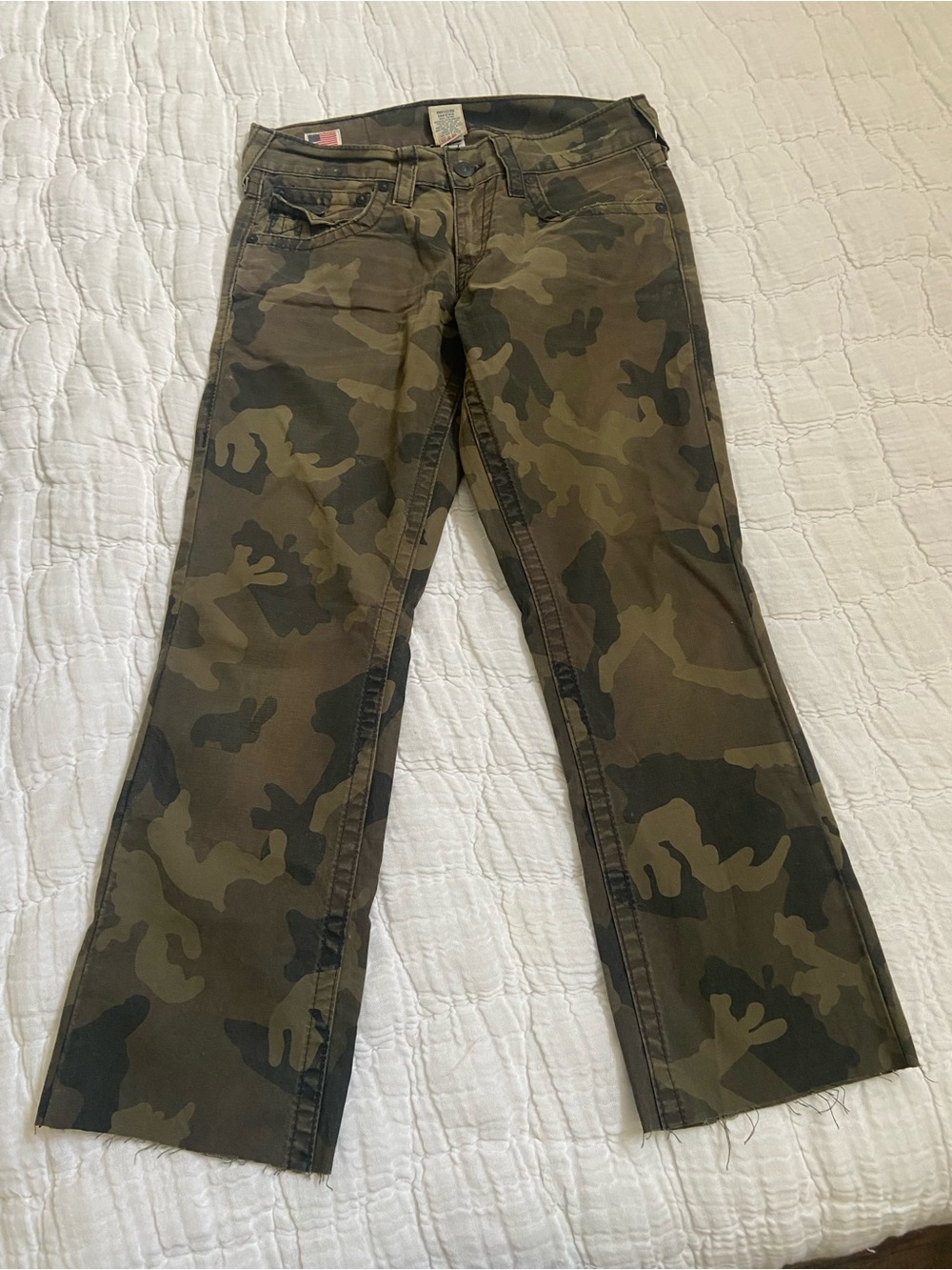 True Religion Ricky Men's Camo Bootcut Jeans